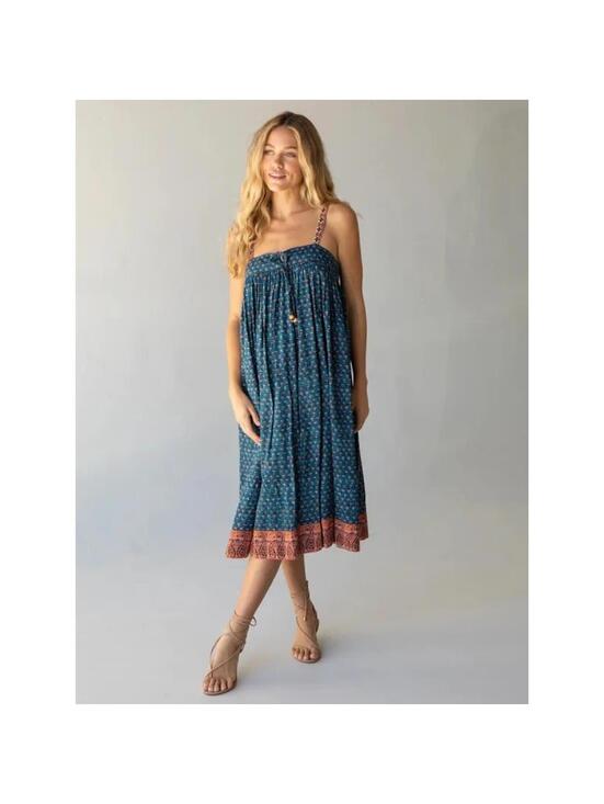 NATURAL LIFE Dresses & Skirts - 029 Natural Life Blue Boho Midi Dress (Large, EUC)